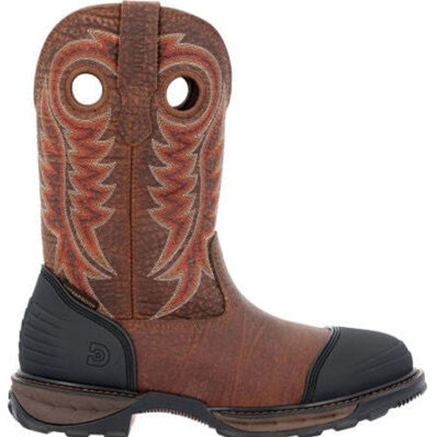 Men'S Durango | Durango Men'S Maverick Xp 11" Wp Western Work Boot Ddb0425 Burlywood