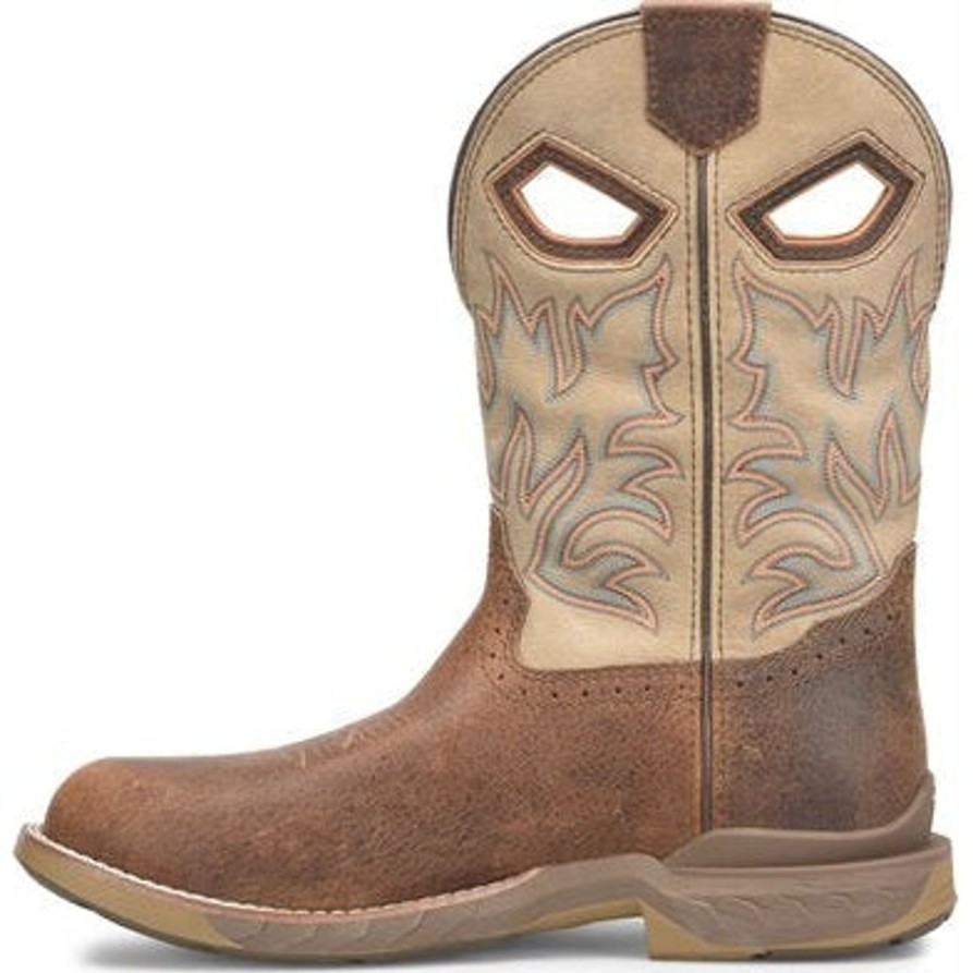 Men'S Double H | Double H Men'S Phantom Rider 11" U St Roper Work Boot Dh5385 Brown