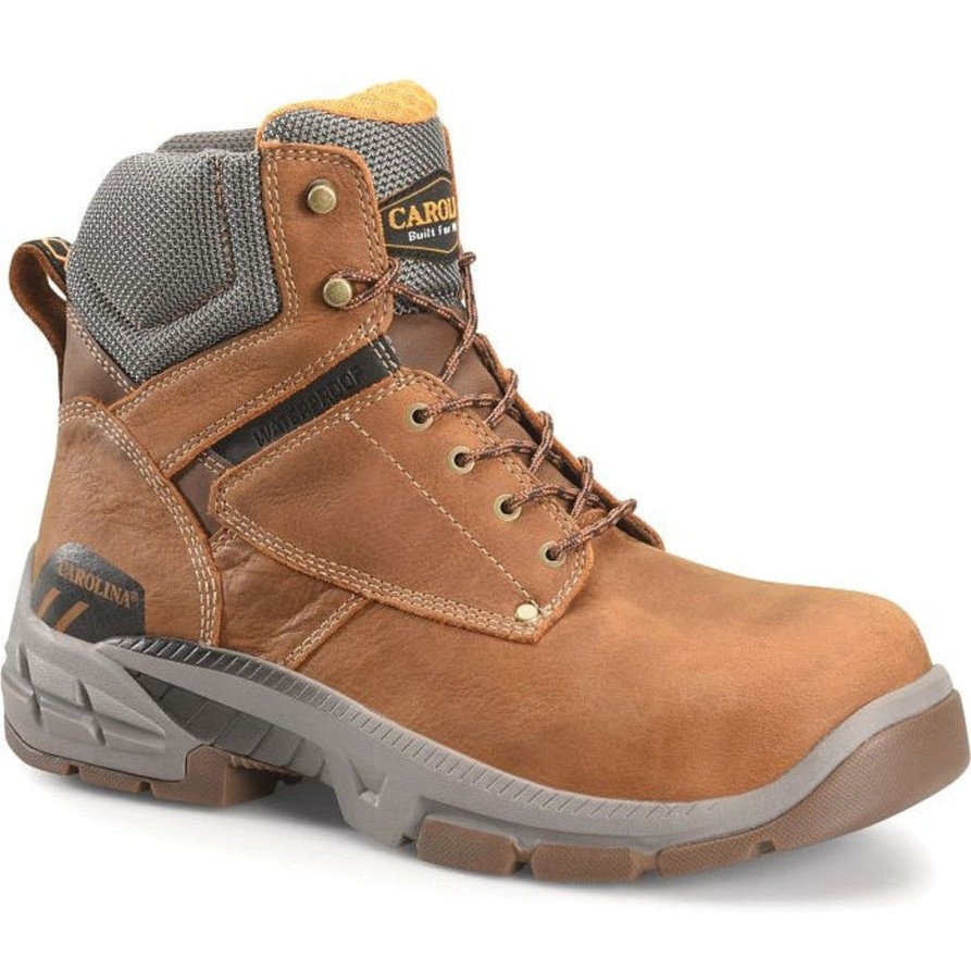 Men'S Carolina | Carolina Men'S Duke 6" Wp Work Boot Ca5040 Brown