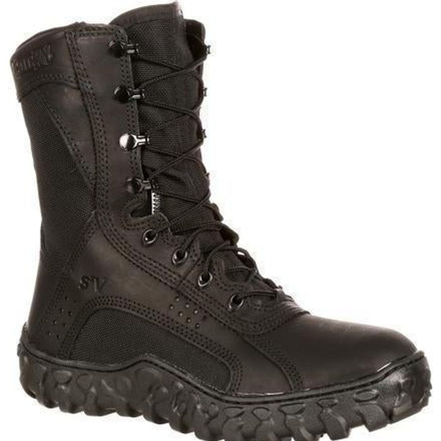 Men'S Rocky | Rocky Men'S Usa Made S2V Tactical Military Boot Fq0000102 Black