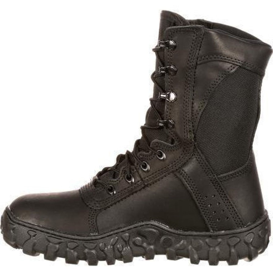 Men'S Rocky | Rocky Men'S Usa Made S2V Tactical Military Boot Fq0000102 Black