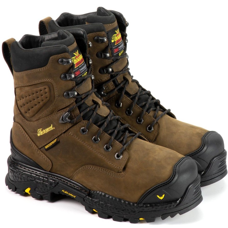 Men'S Thorogood | Thorogood Men'S Infinity Fd Series 8" Comp Toe Wp 400G Work Boot- 804-4304 Brown