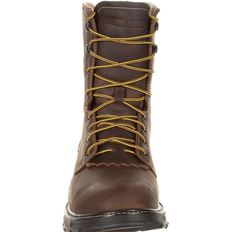 Men'S Durango | Durango Men'S Maverick Xp Lacer 8" Steel Toe Wp Work Boot - Ddb0173 Brown