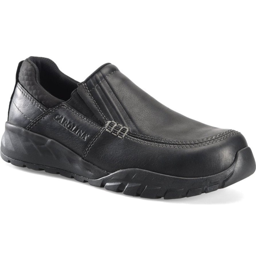 Men'S Carolina | Carolina Men'S Esd Force Ct Slip On Casual Work Shoe Ca5596 Black