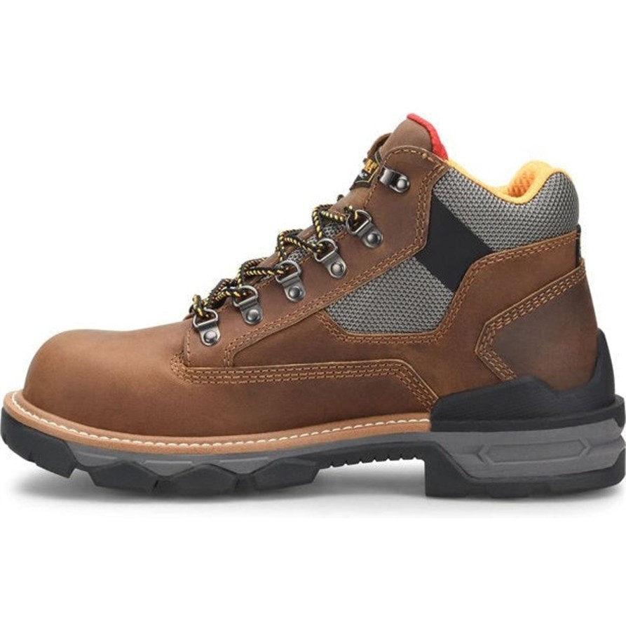 Men'S Carolina | Carolina Men'S Constructor 5" Wp Slip Resist Ct Work Boot Ca7832 Brown