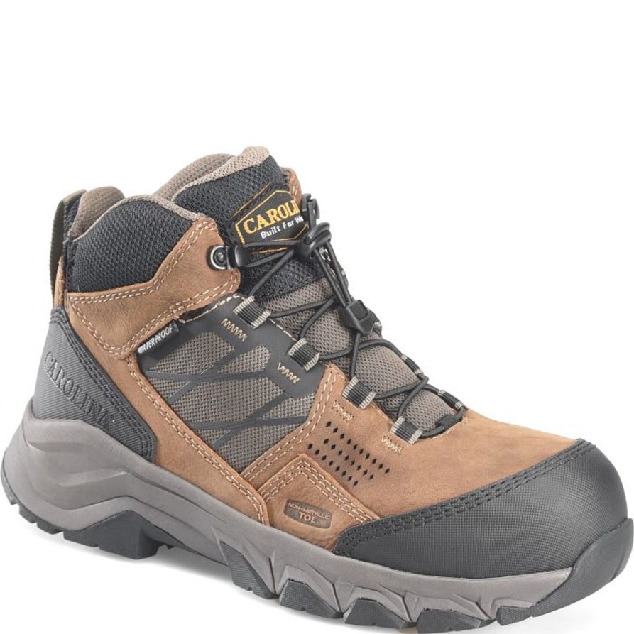 Men'S Carolina | Carolina Men'S Ironhide Comp Toe Wp Slip Resist Hiker Work Boot Ca5553 Tan