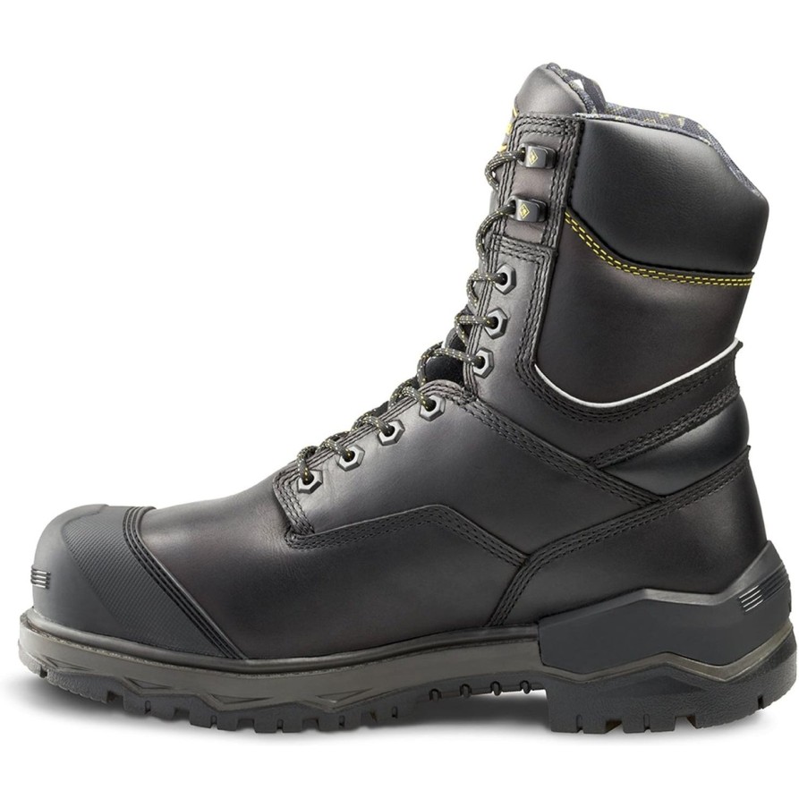 Men'S Terra | Terra Men'S Gantry Lxi 8" Nano Comp Toe Wp Work Boot 4Taxbk Black