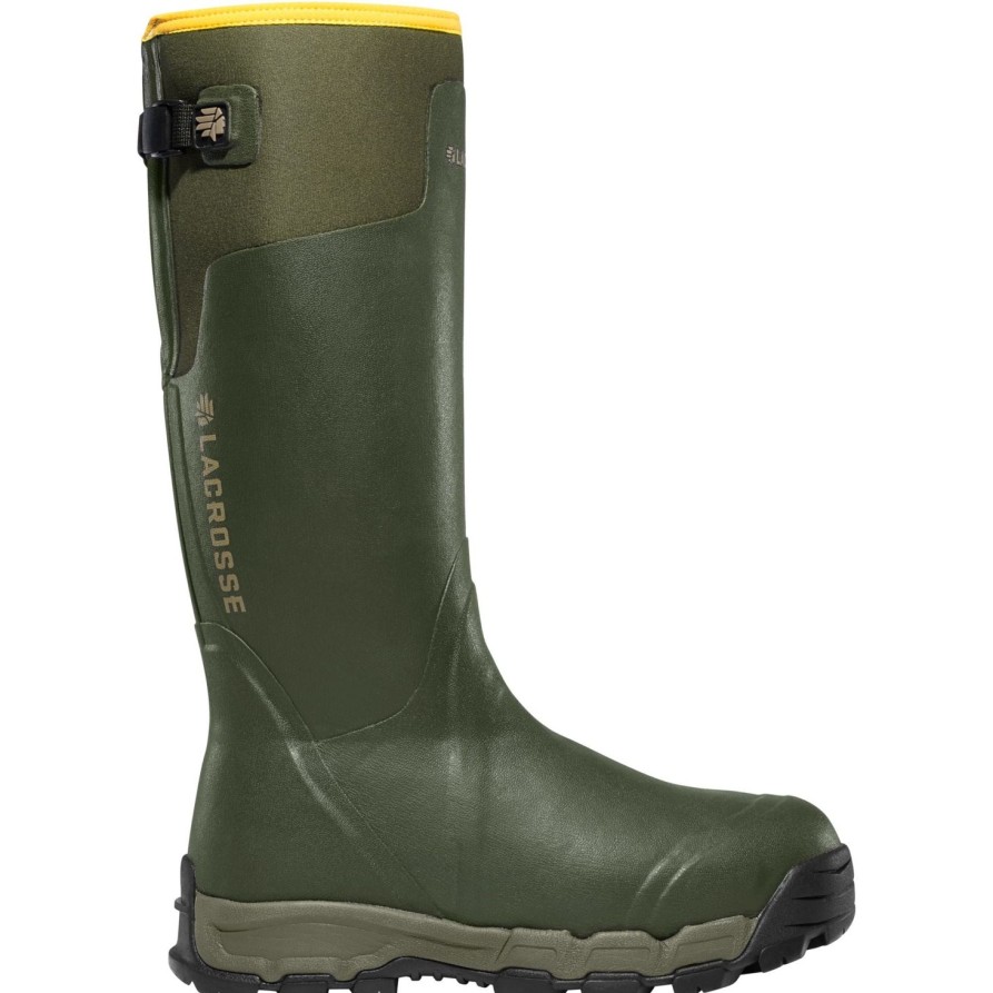 Men'S LaCrosse | Lacrosse Men'S Alphaburly Pro 18" Ins Rubber Hunt Boot 376011 Green