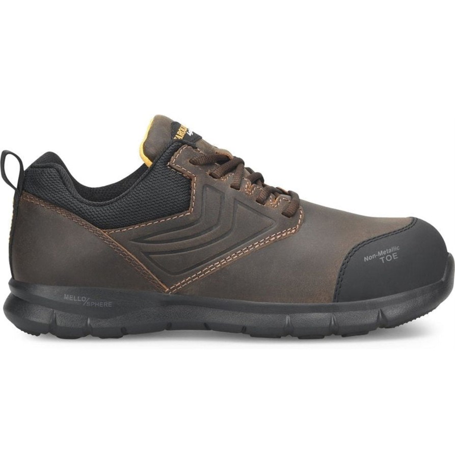 Men'S Carolina | Carolina Men'S Lytning 1.9 Low Cut Comp Toe Work Shoe - Brown - Ca1910 Dark Brown