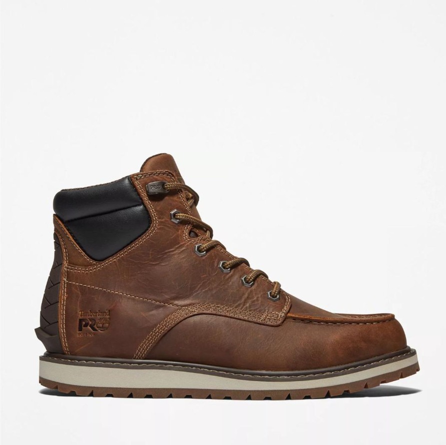 Men'S Timberland Pro | Timberland Pro Men'S Irvine 6" Soft Work Boot Tb0A42Ty214 Brown