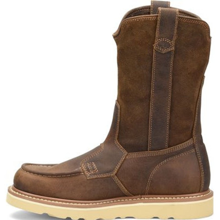 Men'S Carolina | Carolina Men'S Flatiron Wellington 10" Mt Casual Work Boot Ca7044 Brown