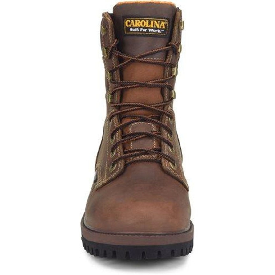 Men'S Carolina | Carolina Men'S Silvanus Steel Toe Wp Work Boot Ca8585 Tobacco