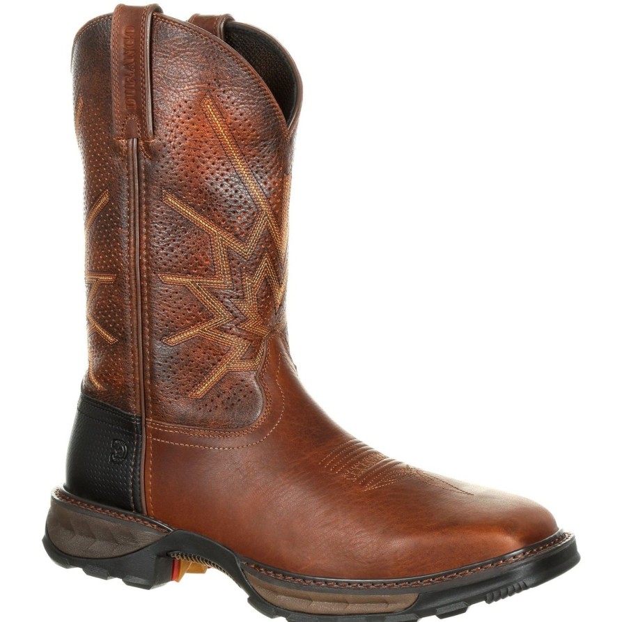 Men'S Durango | Durango Men'S Maverick Xp 11" Steel Toe Western Work Boot - Ddb0175 Tobacco