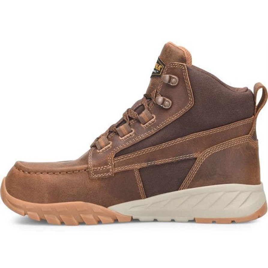 Men'S Carolina | Carolina Men'S Challenge 6" Wp Comp Toe Hiker Work Boot Ca5593 Brown