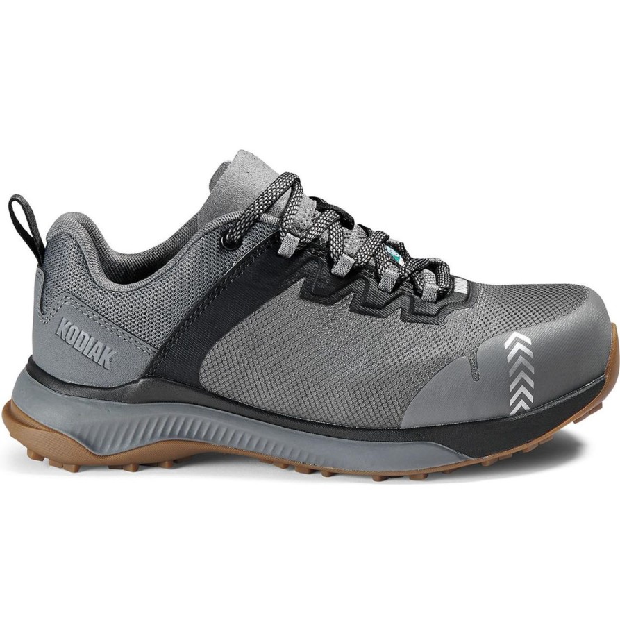 Women'S Kodiak | Kodiak Women'S Quicktrail Low Ct Athletic Safety Work Shoe 4Tgxgy Gray