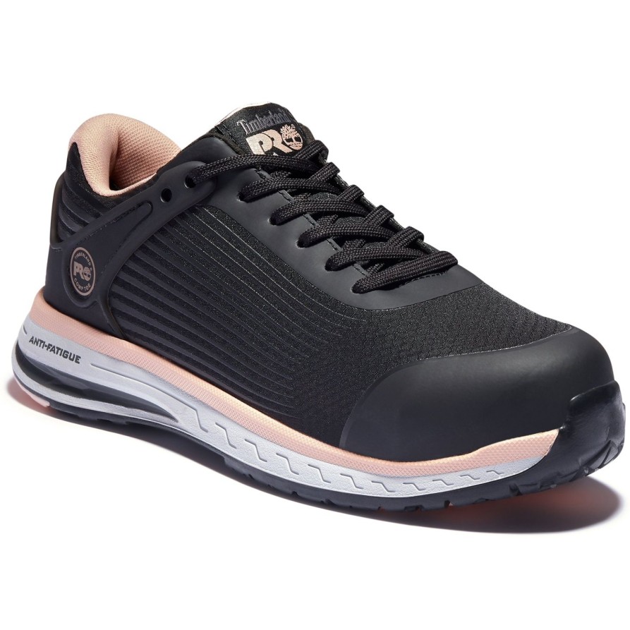 Women'S Timberland Pro | Timberland Pro Women'S Drivetrain Comp Toe Work Shoe Tb0A1Xht001 Black