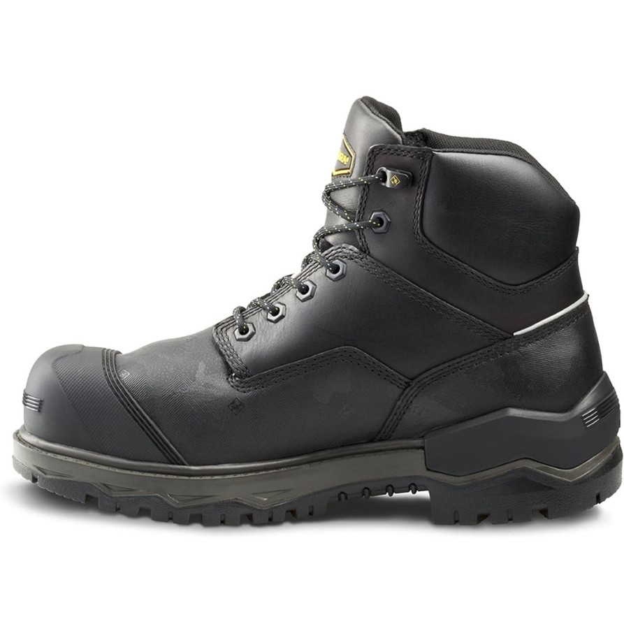 Men'S Terra | Terra Men'S Gantry 6"Nano Comp Toe Wpwork Boot 4T8Vbk Black