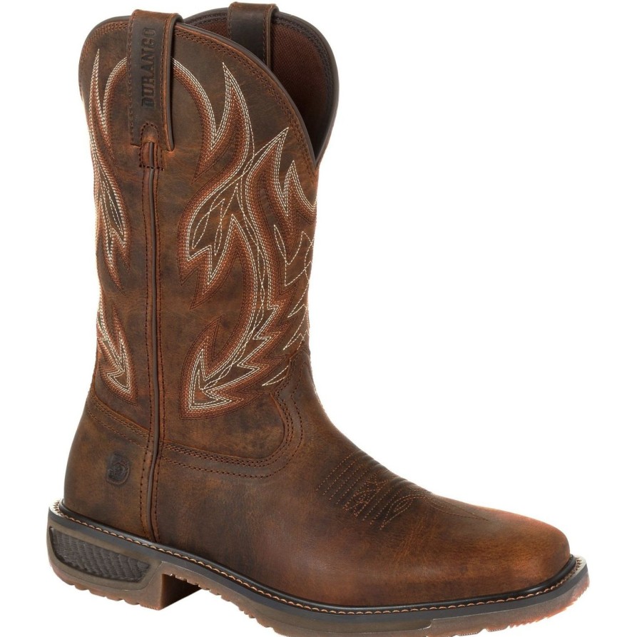 Men'S Durango | Durango Men'S Workhorse 11" Steel Toe Western Work Boot Ddb0202 Brown