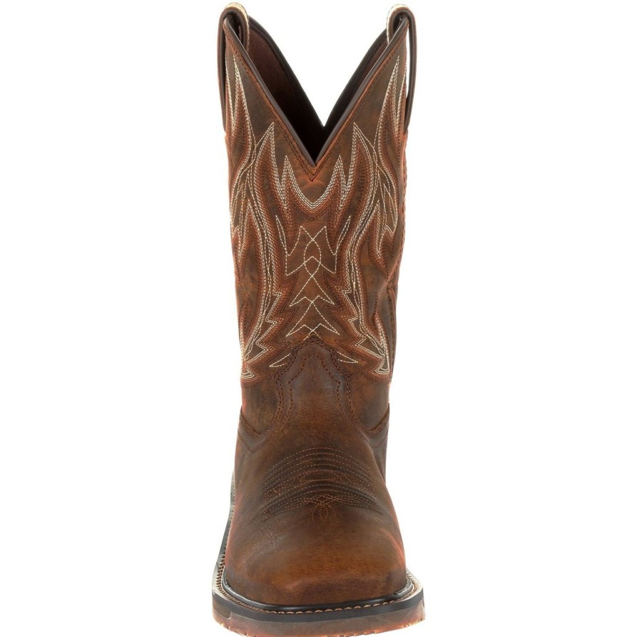 Men'S Durango | Durango Men'S Workhorse 11" Steel Toe Western Work Boot Ddb0202 Brown