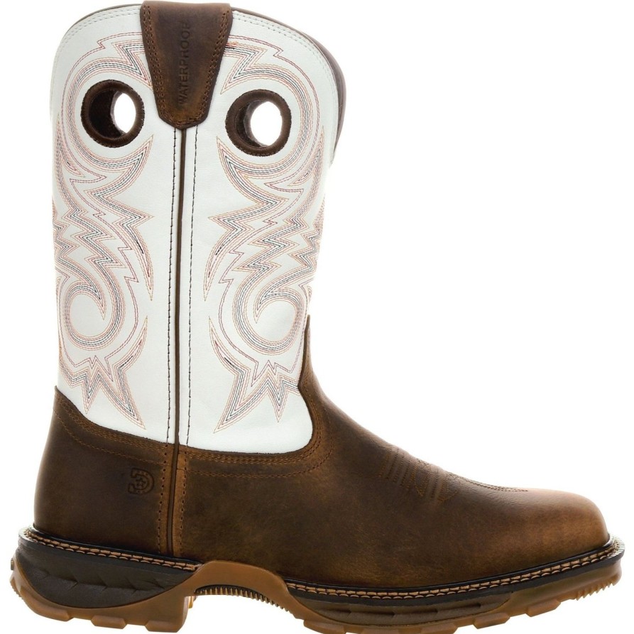 Men'S Durango | Durango Men'S Maverick Xp 11" Square Toe Wp Western Work Boot- Ddb0302 Brown