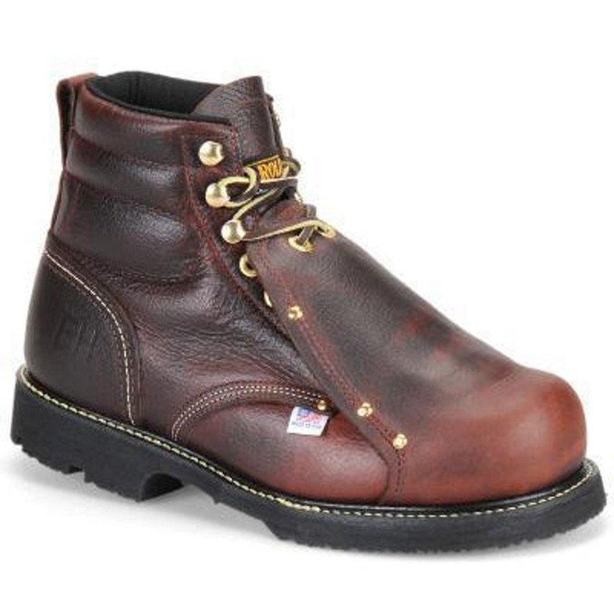 Men'S Carolina | Carolina Men'S Int Lo Usa Made 6" Metguard Work Boot - Briar - 508 Brown