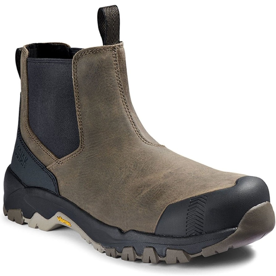 Men'S Kodiak | Kodiak Men'S Quest Bound Comp Toe Wp Chelsea Work Boot 4Thnfs Fossil