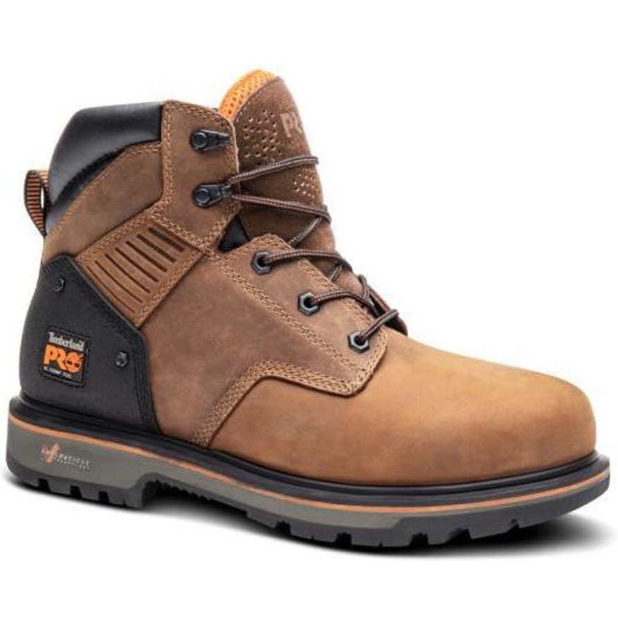 Men'S Timberland Pro | Timberland Pro Men'S Ballast 6" Comp Toe Work Boot Tb0A29Ht214 Brown