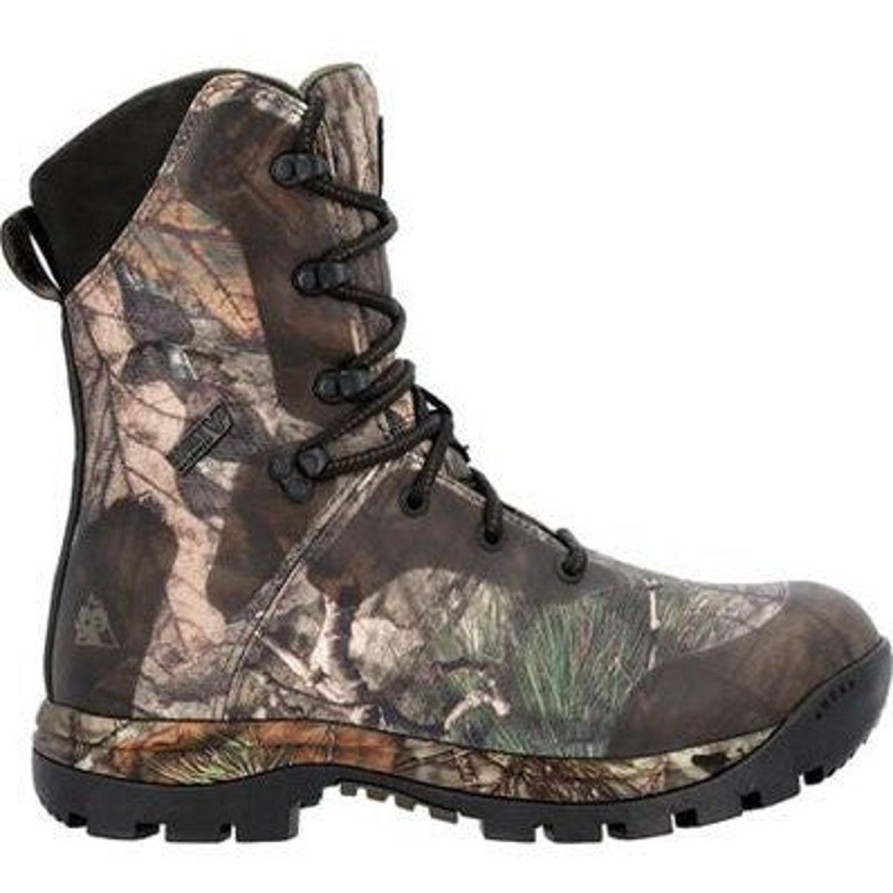 Men'S Rocky | Rocky Men'S Lynx 8" Wp 1000G Outdoor Hunt Boot -Mossy- Rks0627 Mossy Oak