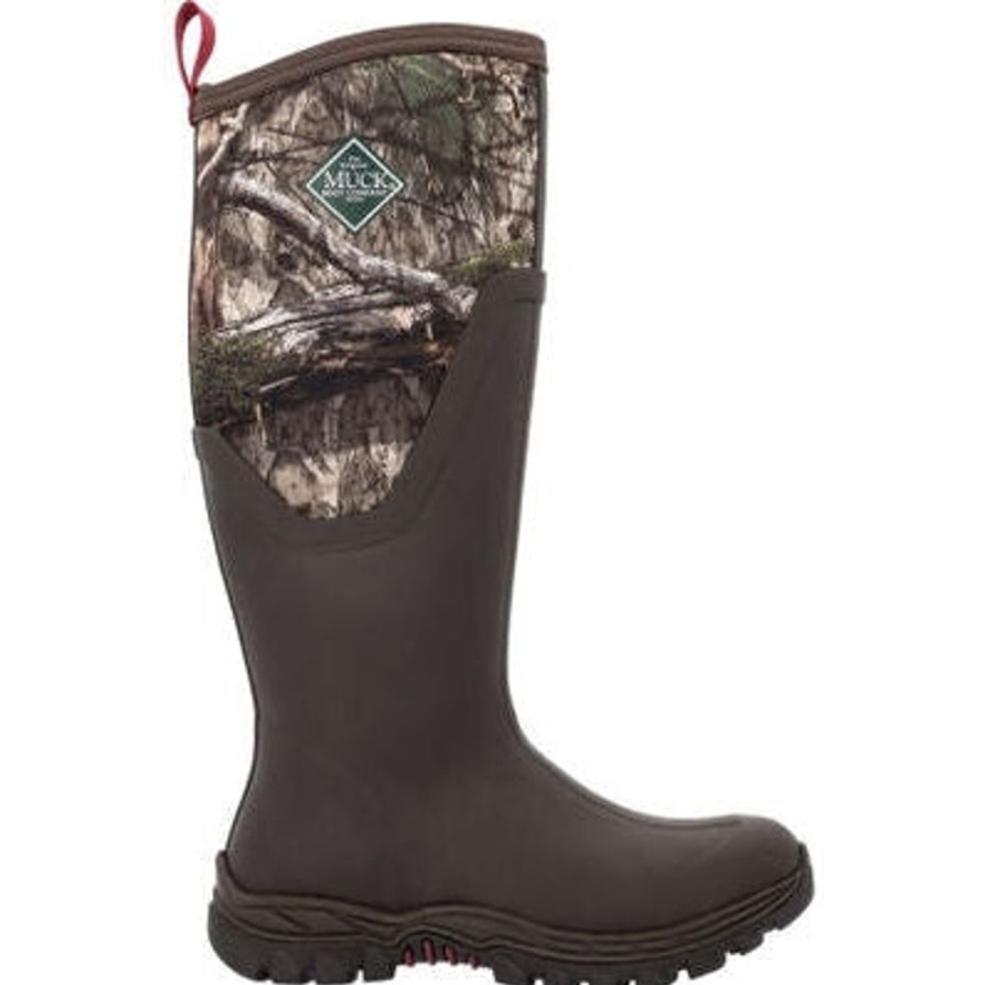 Women'S Muck | Muck Women'S Mossy Oak Wp Arctic Sport Tall Work Boot As2Tmdna Brown