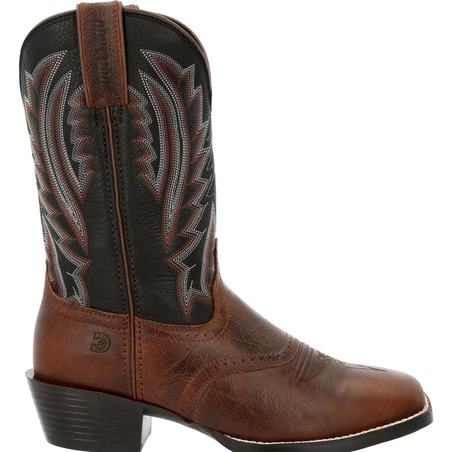 Men'S Durango | Durango Men'S Westward 11" Square Toe Western Boot- Chestnut- Ddb0351 Brown