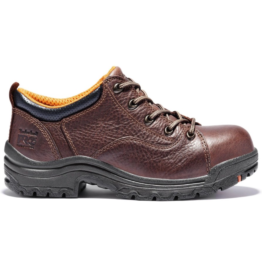 Women'S Timberland Pro | Timberland Pro Women'S Titan Alloy Toe Oxford Work Shoe Tb063189214 Brown