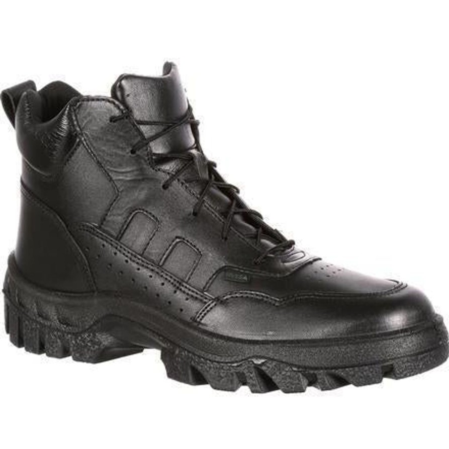 Men'S Rocky | Rocky Men'S Tmc Postal-Approved Sport Chukka Duty Boot Fq0005015 Black