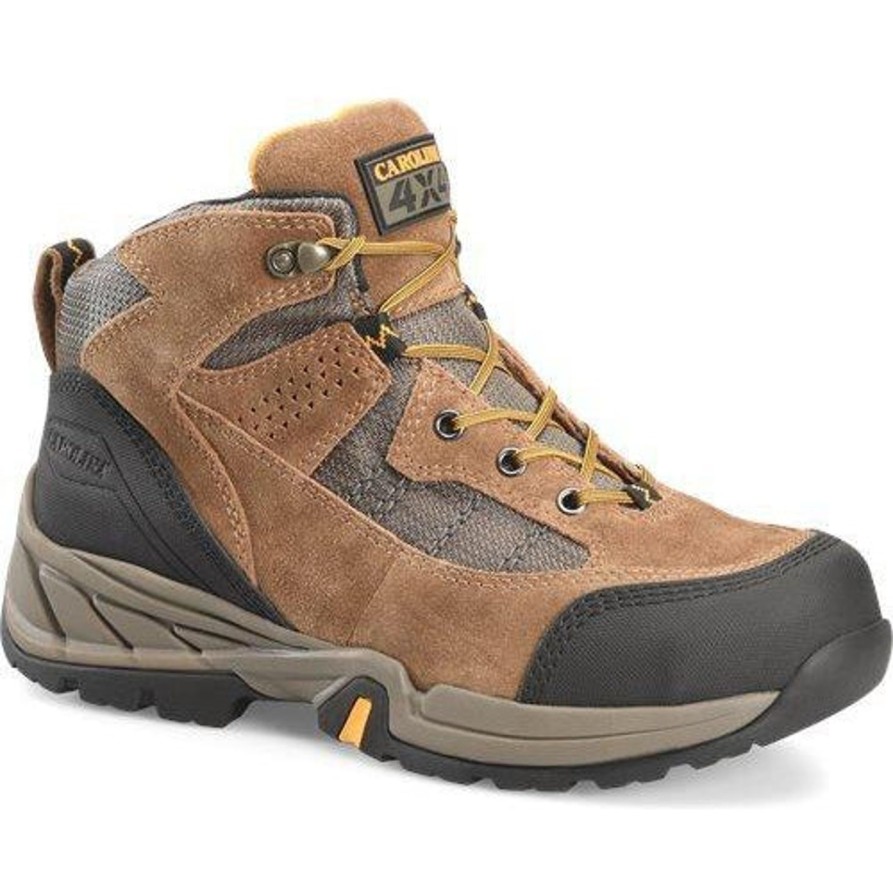 Men'S Carolina | Carolina Men'S Granite 5" Steel Toe Hiker Work Shoe Ca4561 Dark Brown