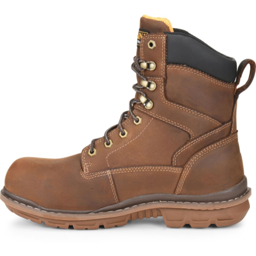 Men'S Carolina | Carolina Men'S Dormite 8" Composite Toe Wp Work Boot Ca8558 Brown