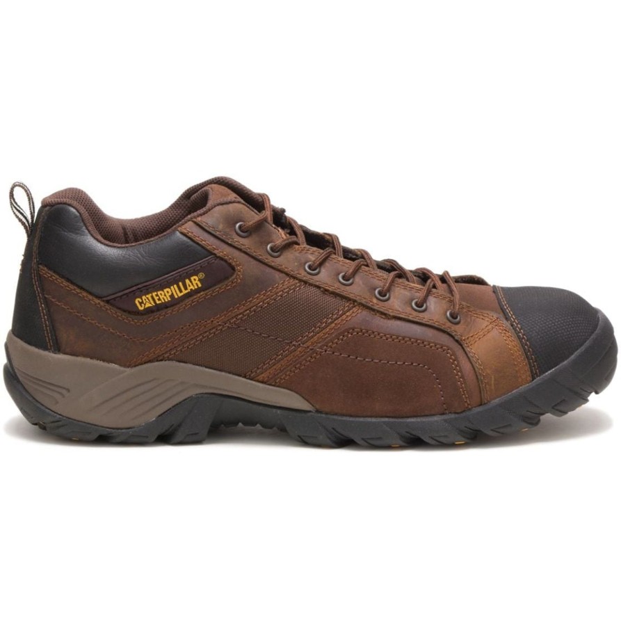 Men'S CAT | Cat Men'S Argon Composite Toe Work Shoe - Dark P89957 Brown