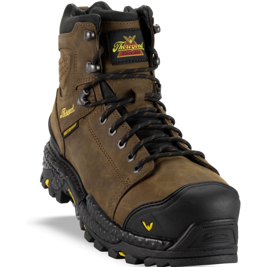 Men'S Thorogood | Thorogood Men'S Infinity Fd Series 6" Comp Toe Wp Work Boot - 804-4305 Brown