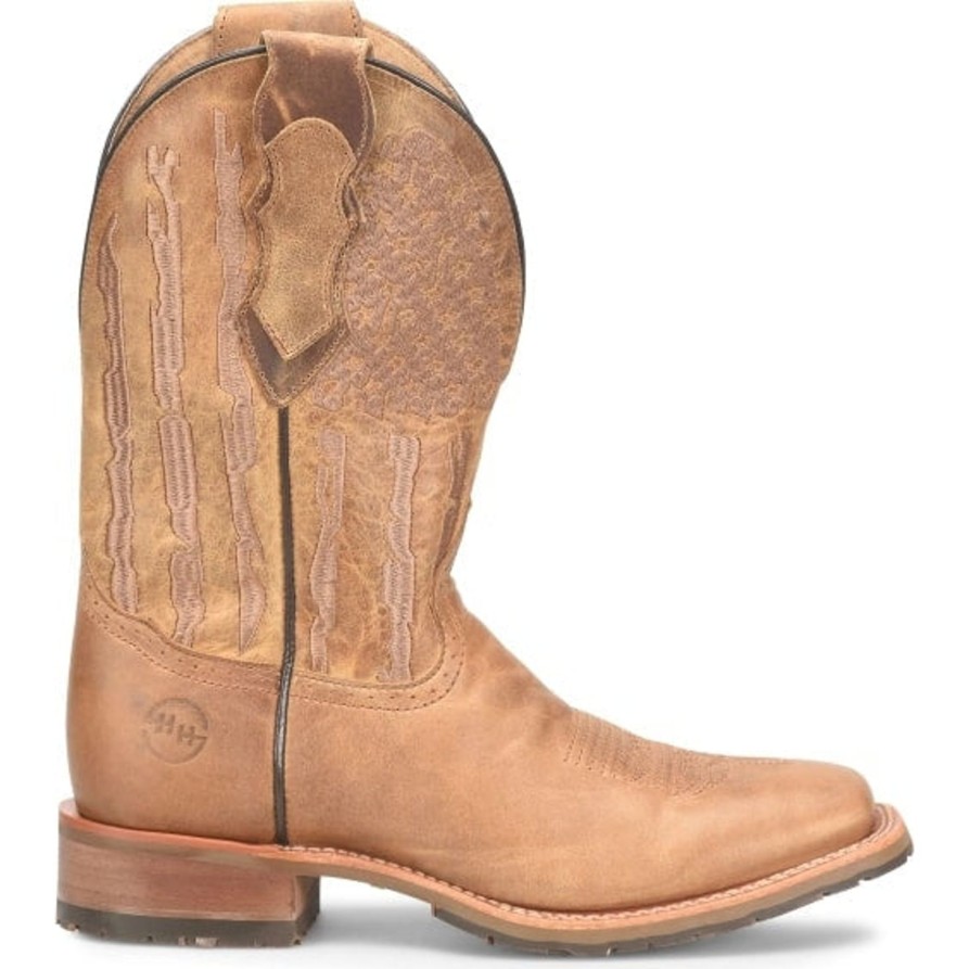 Men'S Double H | Double H Men'S Covada 11" Stockman Wide St Work Boot Dh7033 Tan