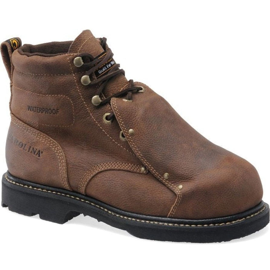 Men'S Carolina | Carolina Men'S Internal Lo 6" St Metguard Heavy Work Boot Ca5501 Brown