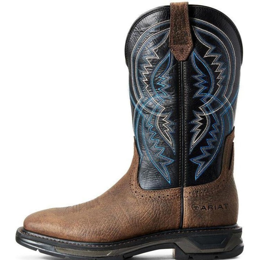 Men'S Ariat | Ariat Men'S Workhog Xt Coil 12" Soft Toe Western Work Boot - 10029515 Brown