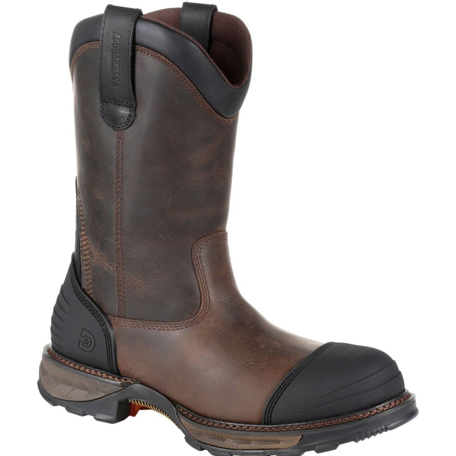 Men'S Durango | Durango Men'S Maverick Xp Wellington 11" Comp Toe Wp Work Boot Ddb0237 Brown