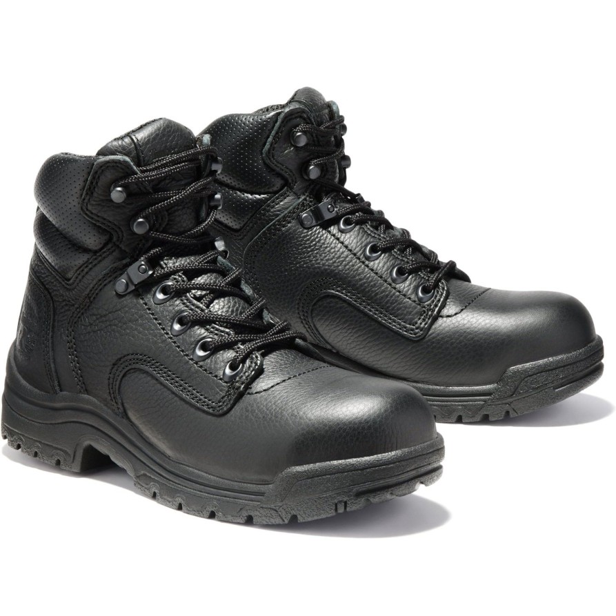 Women'S Timberland Pro | Timberland Pro Women'S Titan 6" Alloy Toe Work Boot Tb072399001 Black