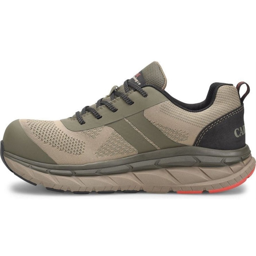 Men'S Carolina | Carolina Men'S Esd Align Ct Athletic Lo Casual Work Shoe Ca1917 Olive