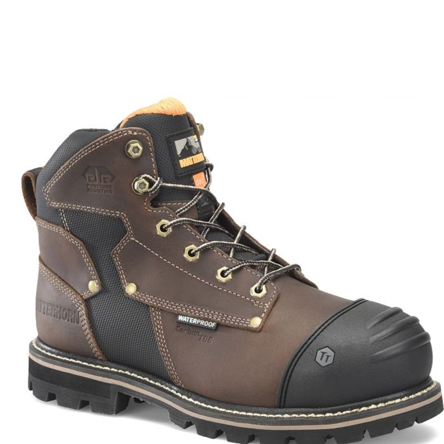 Men'S Matterhorn | Matterhorn Men'S Ibeam 6" Wp Comp Toe Metguard Work Boot Mt2546 Brown