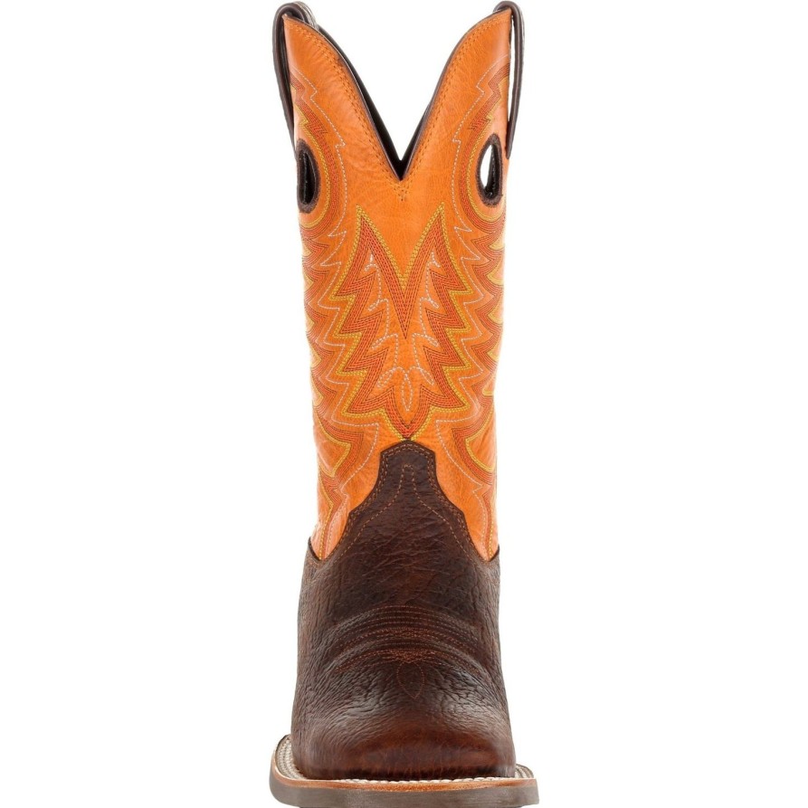 Men'S Durango | Durango Men'S Rebel Pro 12" Square Toe Western Boot - Orange - Ddb0230 Brown