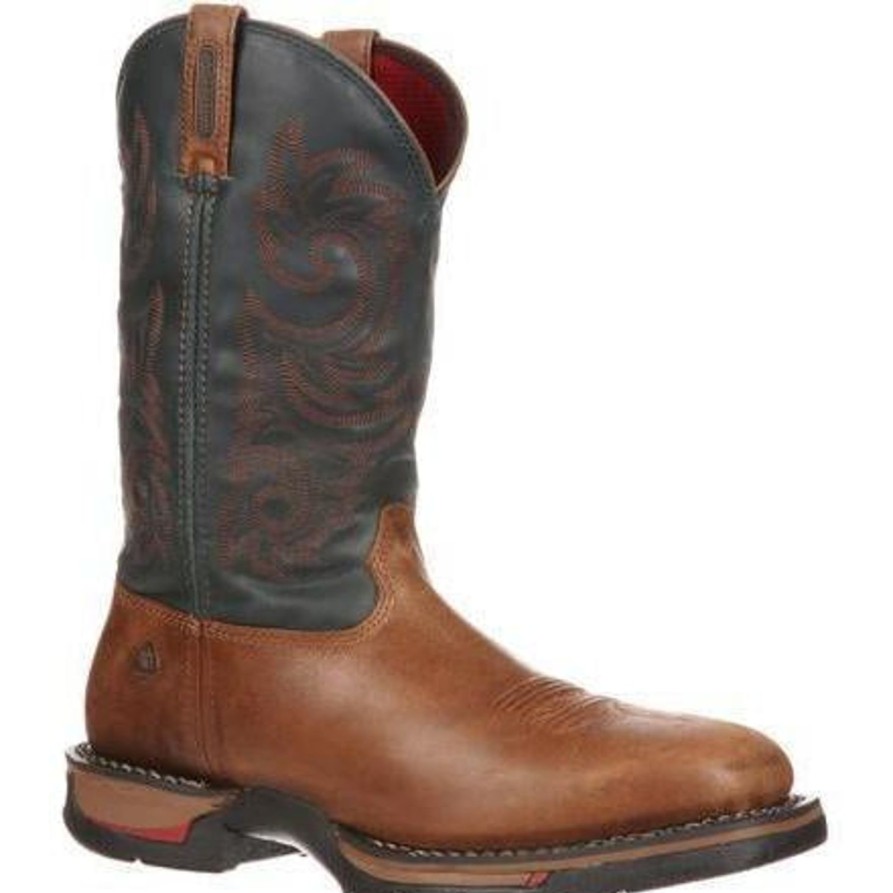 Men'S Rocky | Rocky Men'S Long Range Waterproof Western Work Boot Fq0008656 Brown