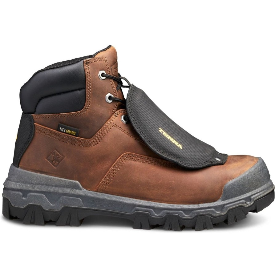 Men'S Terra | Terra Men'S Sentry 2020 6" Comp Toe Wp Safety Work Boot 4Nrxbn Brown