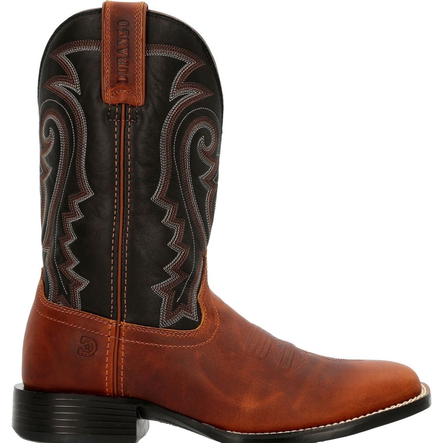 Men'S Durango | Durango Men'S Westward 11" Square Toe Pull-On Western Boot - Ddb0339 Brown