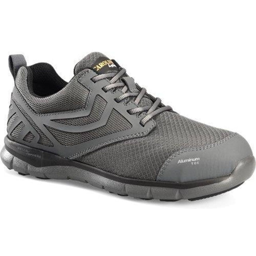 Men'S Carolina | Carolina Men'S Derecho Aluminum Toe Athletic Work Shoe Ca1900 Grey