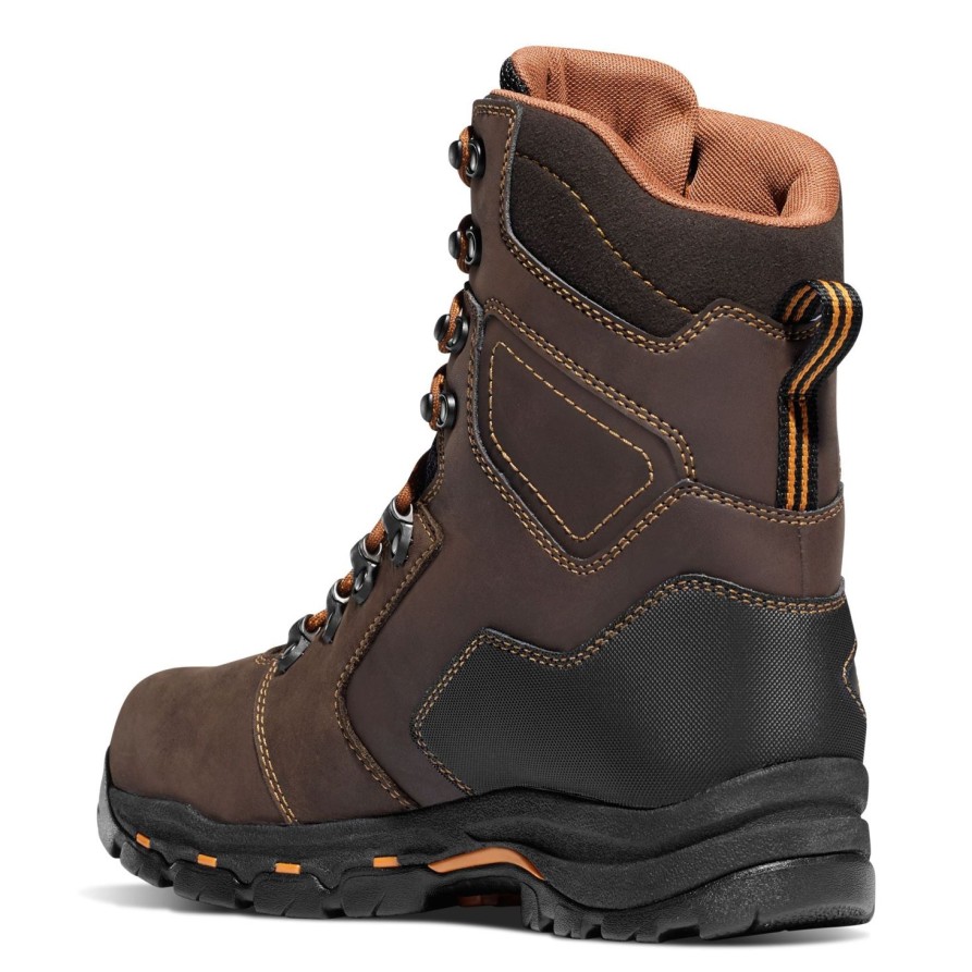 Men'S Danner | Danner Men'S Vicious 8" Comp Toe Wp Work Boot 13868 Brown