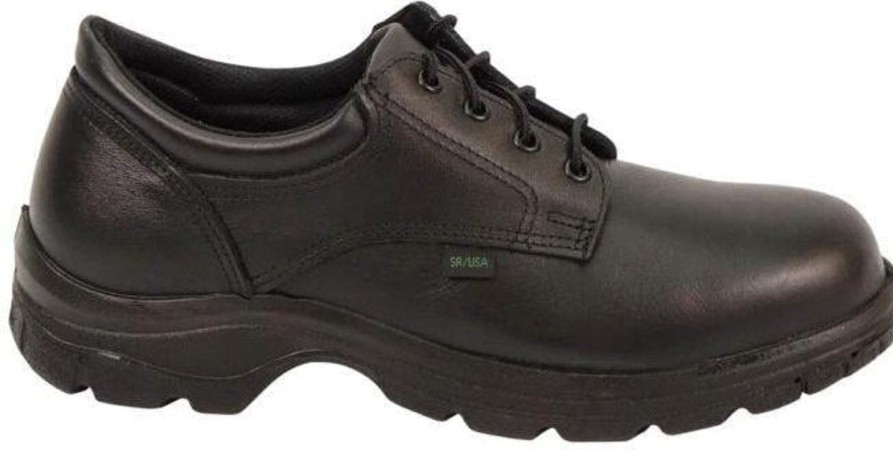 Men'S Thorogood | Thorogood Men'S Usa Made Softstreets Oxford Duty Shoe - 834-6905 Black